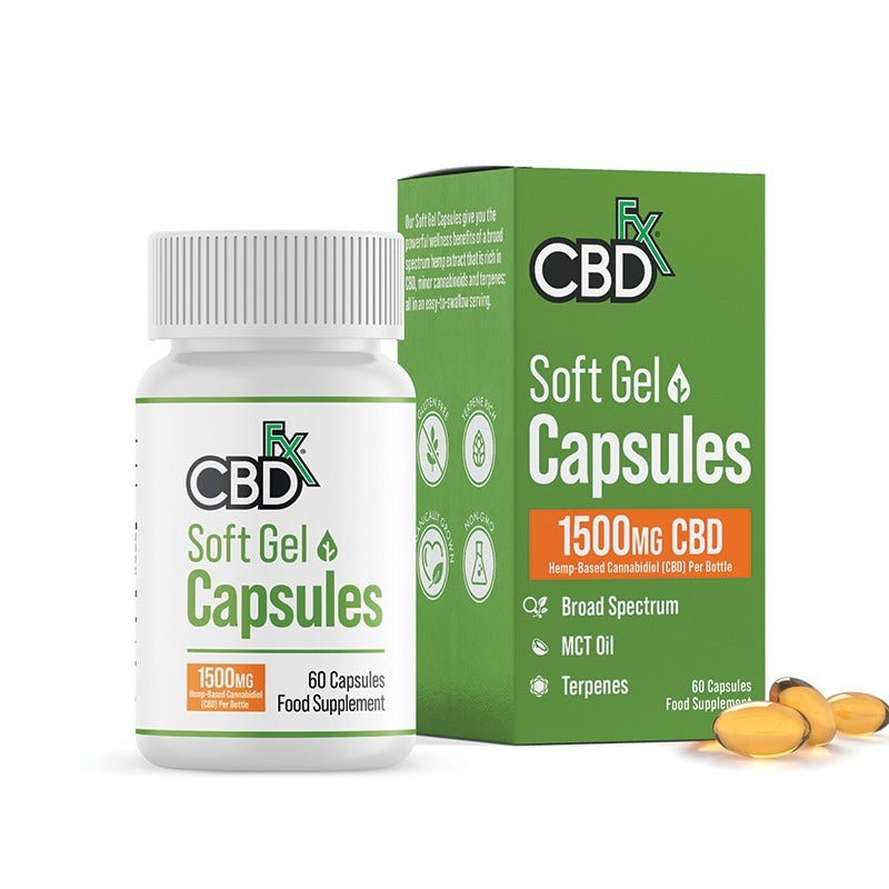 CBDfx Gel Capsules 1500mg (60pcs)