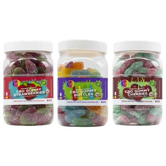Orange County CBD 1600mg Gummies – Large Pack