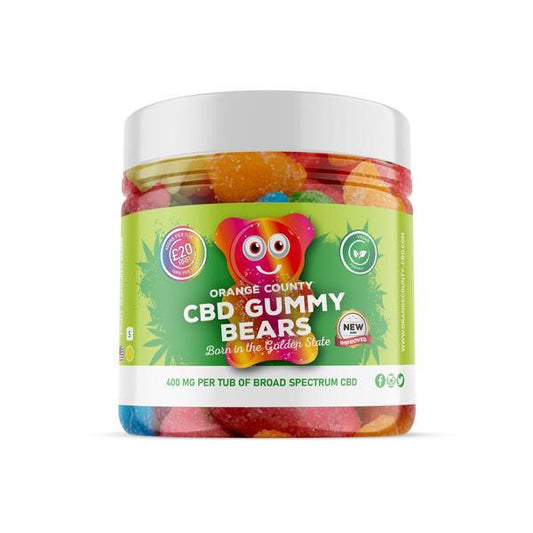 Orange County 400mg CBD Gummy Bears – Small Pack