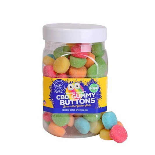 Orange County CBD 25mg Gummy Buttons – Large Pack